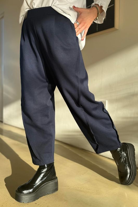 Sola Smart Tech Barrel Pant Navy